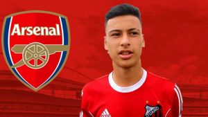tiền đạo người Brazil Gabriel Martinelli
