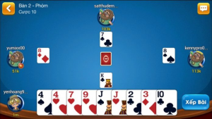 Luật chơi phỏm tại 188bet