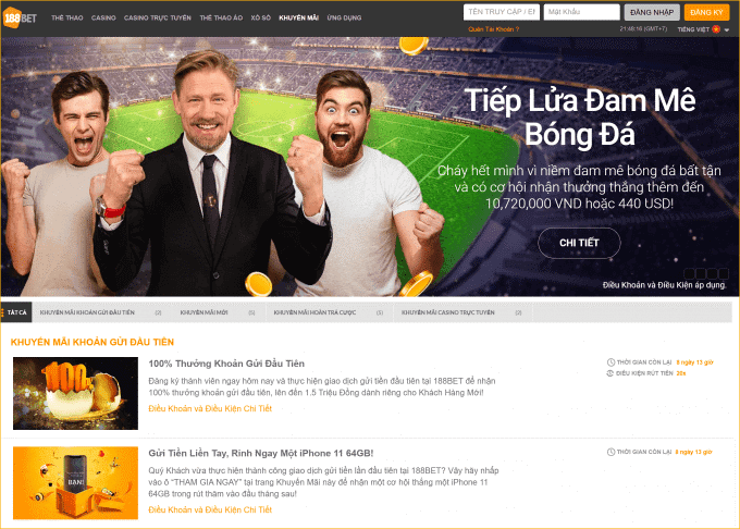 Link Mobile 188bet Trên Android và IOS Chuẩn Nhất 2021