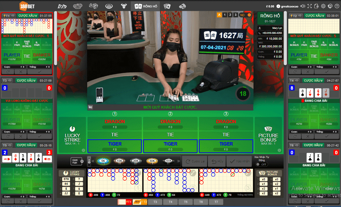 Rồng Hổ Là Gì? Hướng Dẫn Chơi Rồng Hổ (Dragon Tiger) Tại 188BET