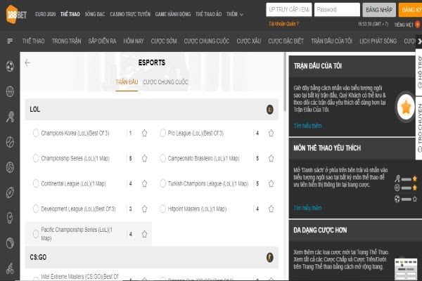 Esports Là Gì? Cách Cá Cược Esports (Thể Thao Điện Tử) Tại 188bet