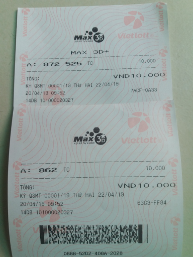 xổ số Vietlott Max 3D-1