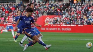 Granada thất thế hoàn toàn trước Real Madrid với tỷ số 4 - 1