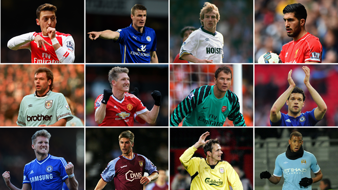 5 tuyển thủ người Đức thành danh tại Ngoại hạng Anh