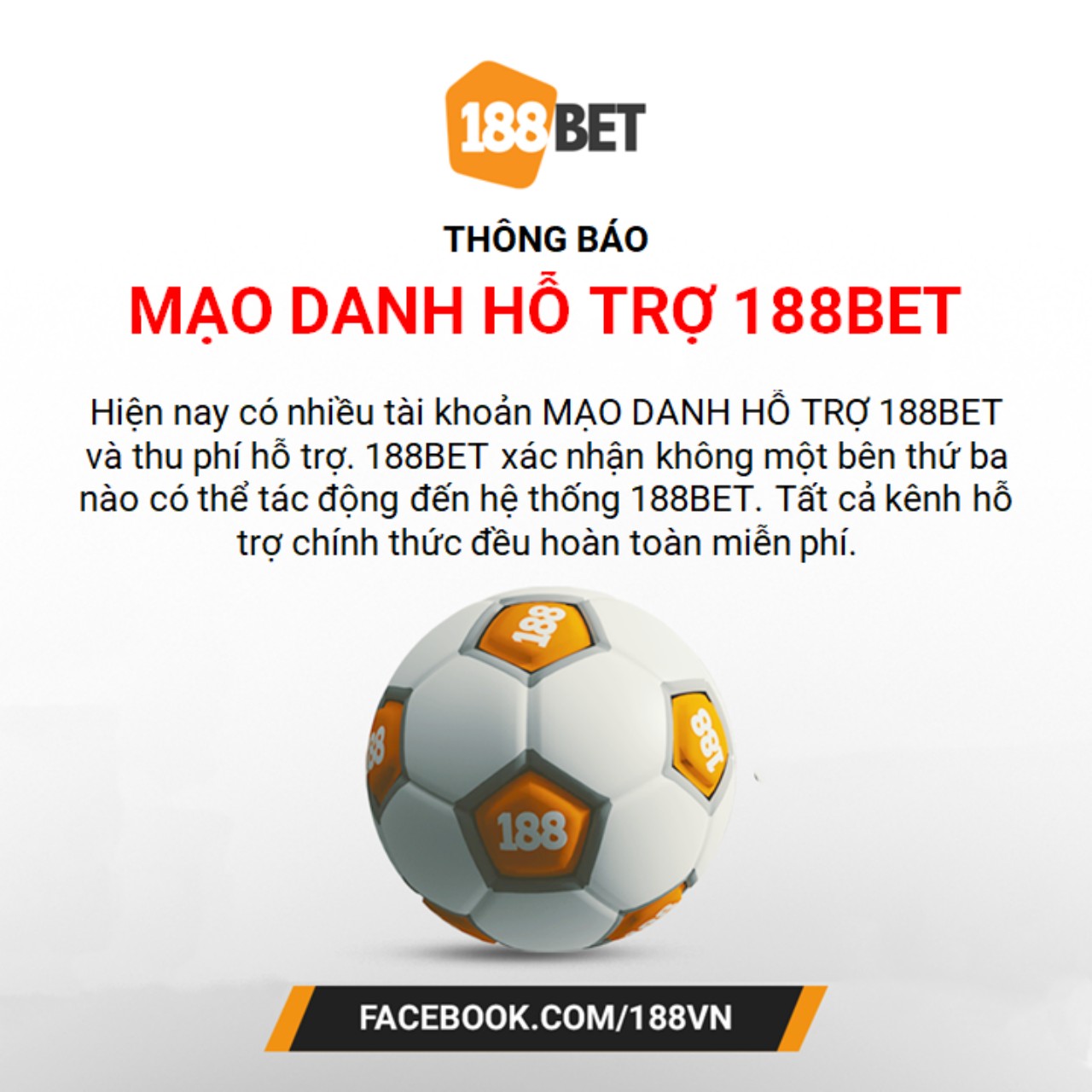 Giải đáp xác minh tài khoản 188bet có mất phí không