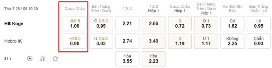 Soi kèo HB Koge vs Hobro IK 19h30 - 28/05 - Denmark 1st